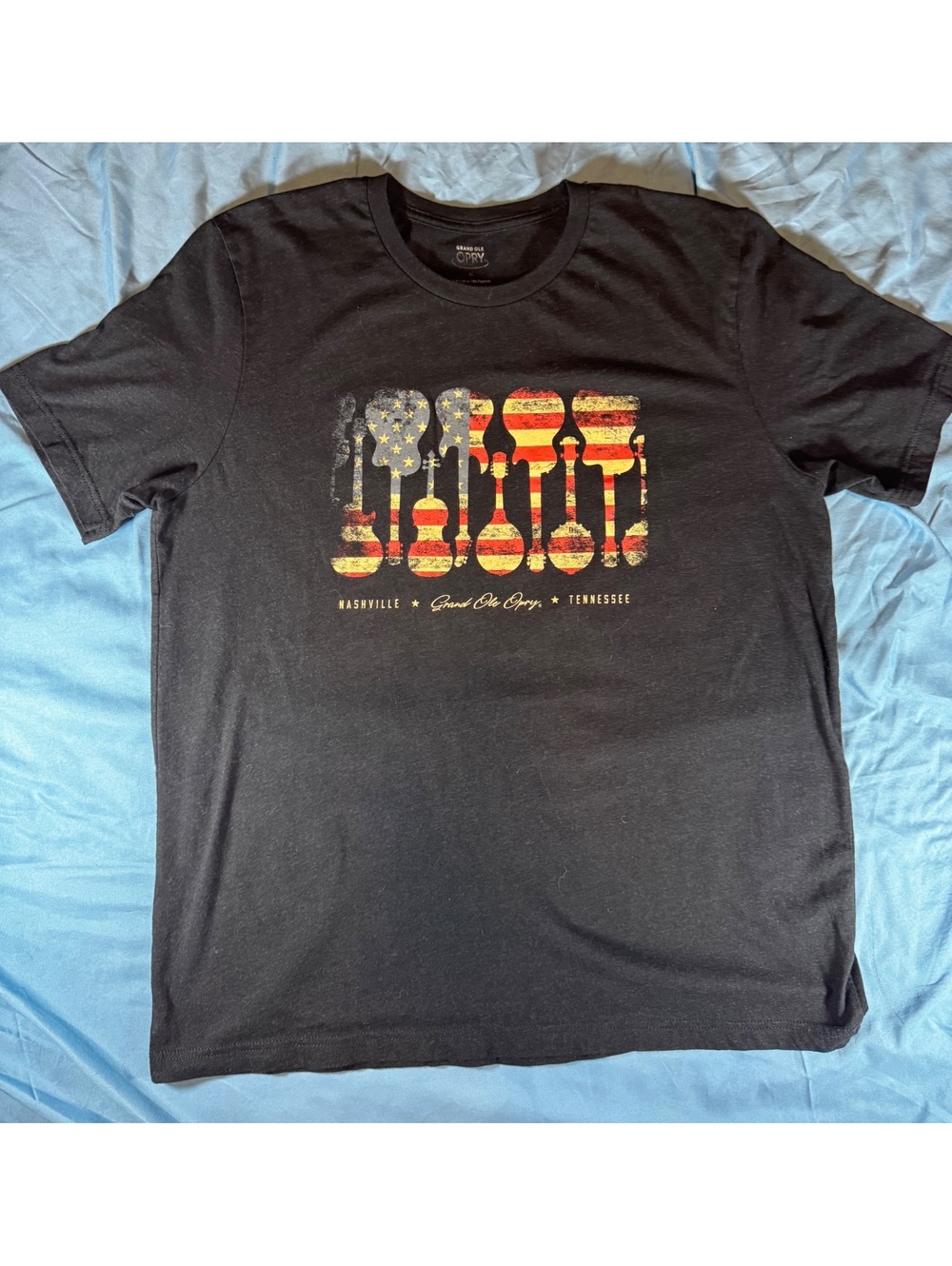 Grand Ole Opry Nashville Tennessee Black Graphic T-Shirt Size XL